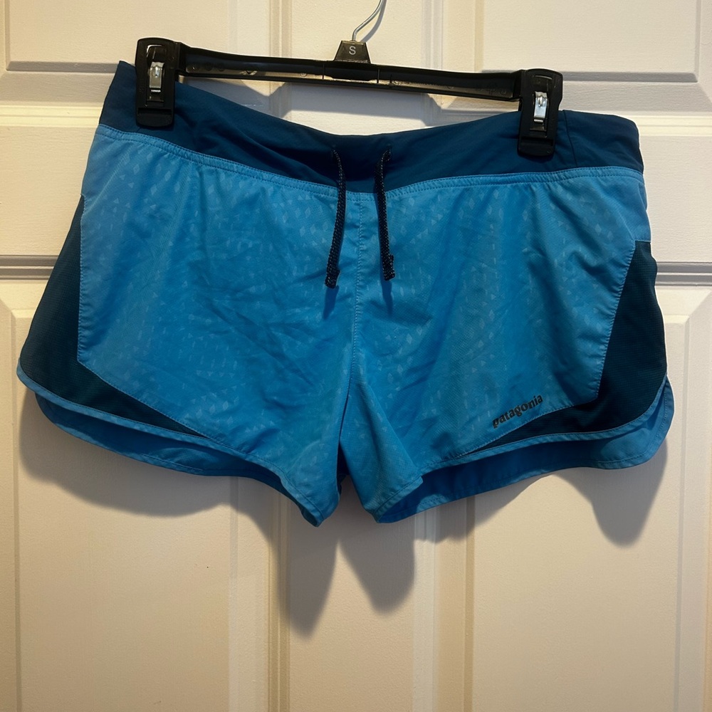 Patagonia Women's Two-Tone Blue Athletic Shorts